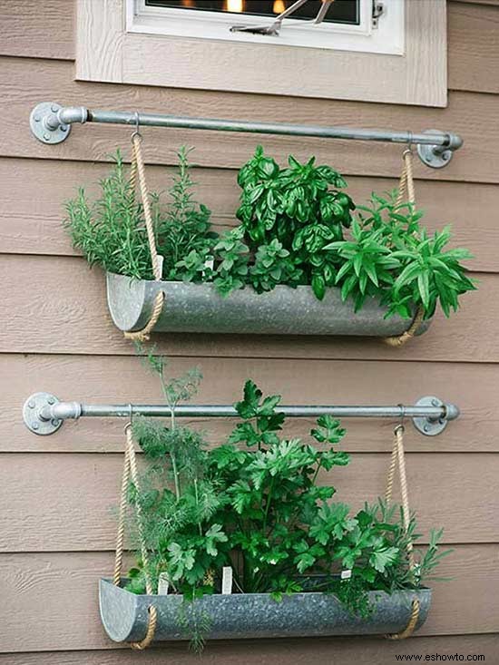 9 jardines verticales de bricolaje para mejores hierbas 