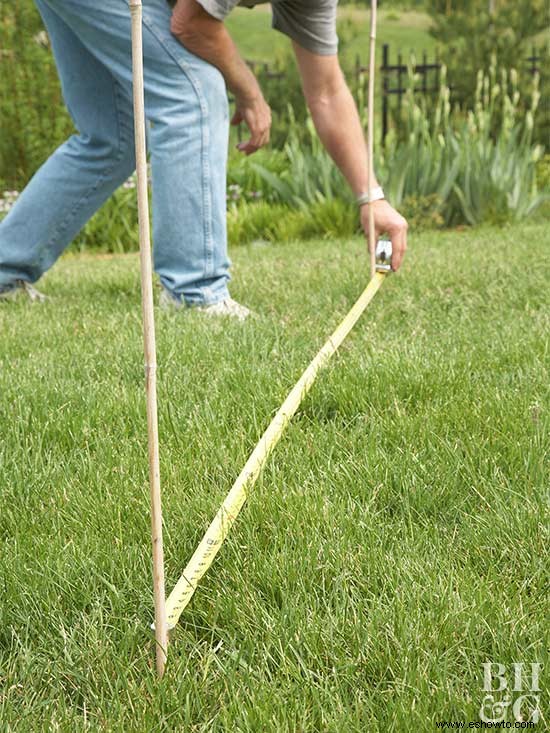 Cómo marcar el contorno de la cama de su jardín 