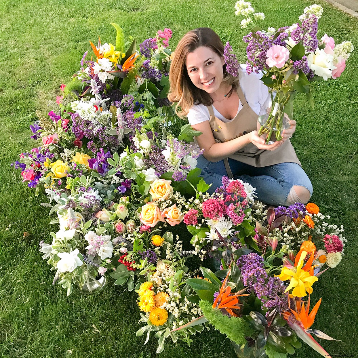 Los intercambios de flores de este maestro alegran a los vecinos durante la pandemia 