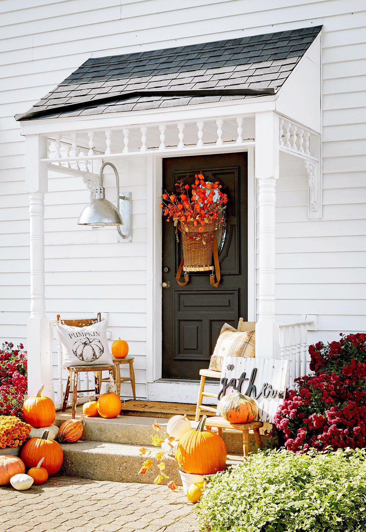15 ideas festivas de porche de otoño que querrás copiar lo antes posible 