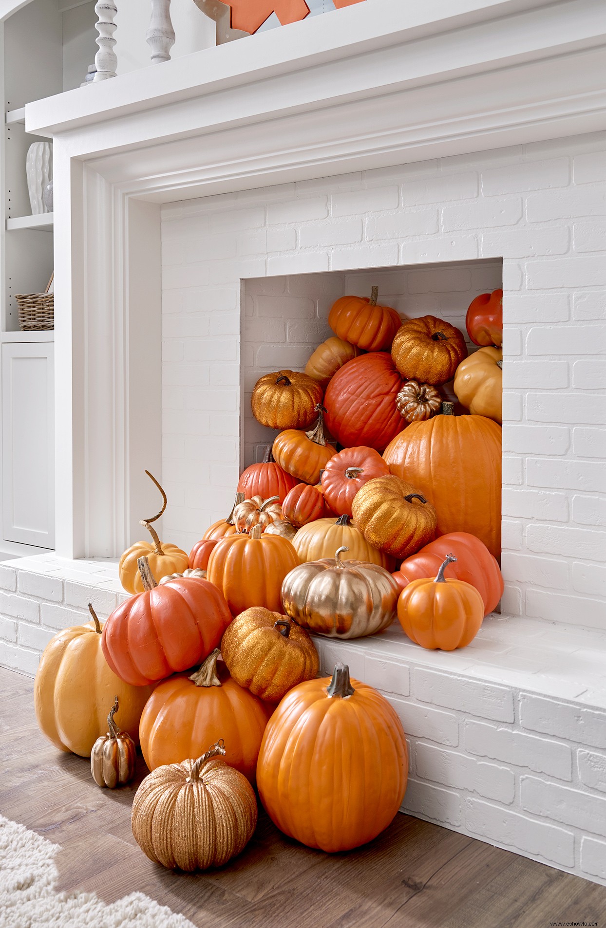 12 ideas de decoración de repisa de otoño para una chimenea festiva 