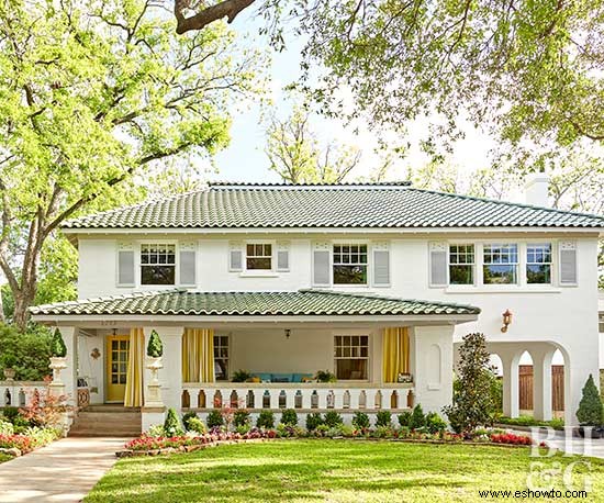 Esta colorida casa está llena de fabulosos hallazgos del mercado de pulgas 