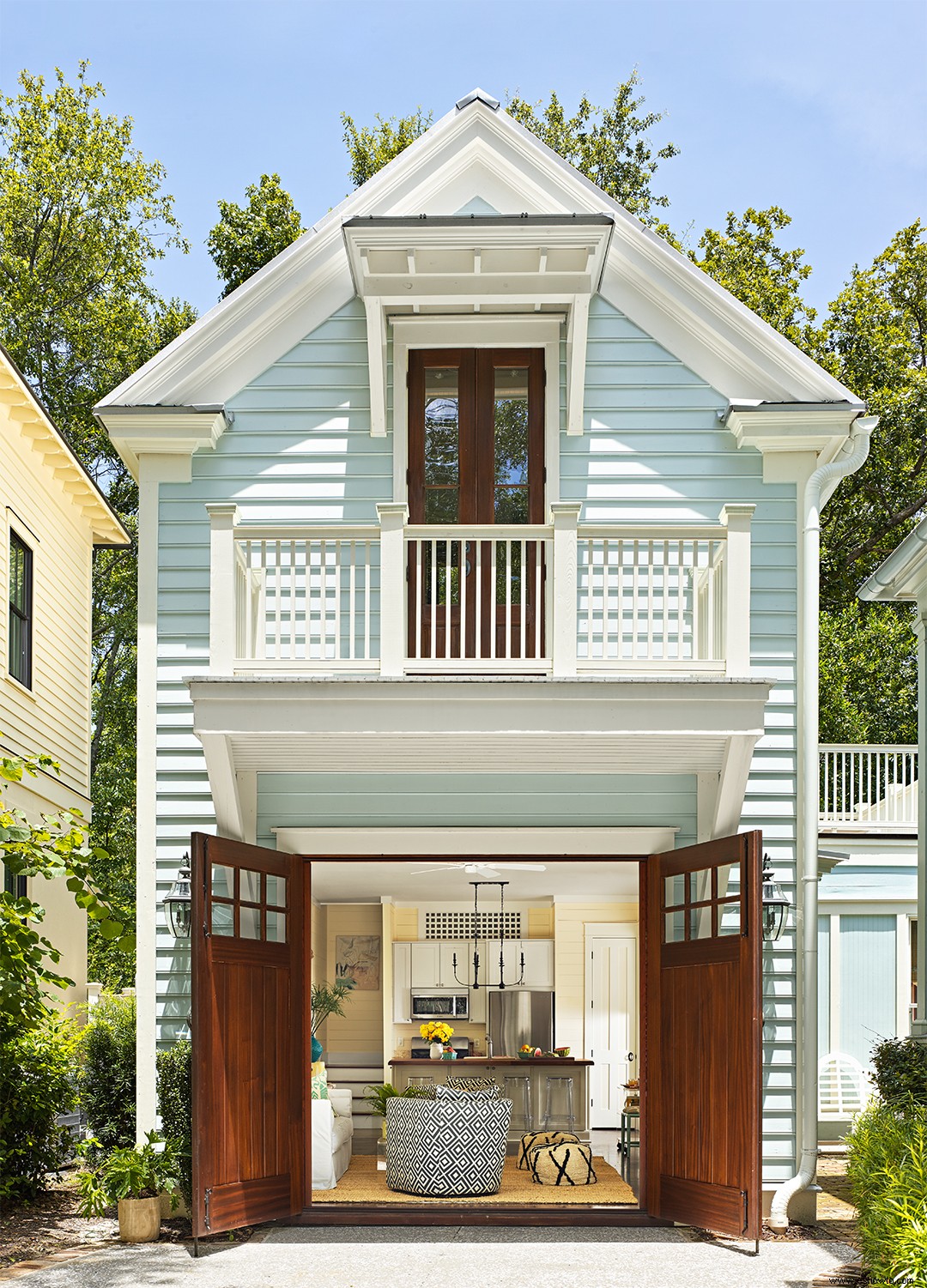 Esta adorable casa de huéspedes de Charleston fue una vez un garaje 