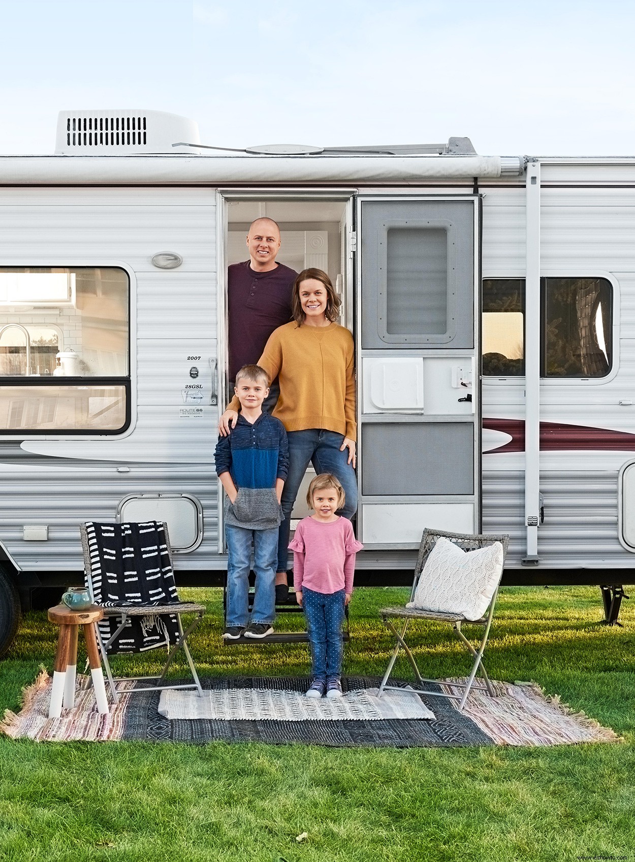 Esta caravana renovada es una pequeña casa de ensueño 