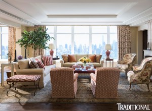 Alexa Hampton transforma un ático en Upper West Side en un hogar acogedor con vistas a Central Park