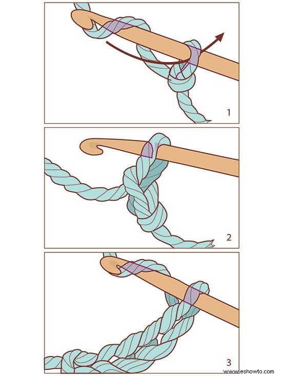 Cómo hacer ganchillo:5 puntadas para principiantes para aprender 