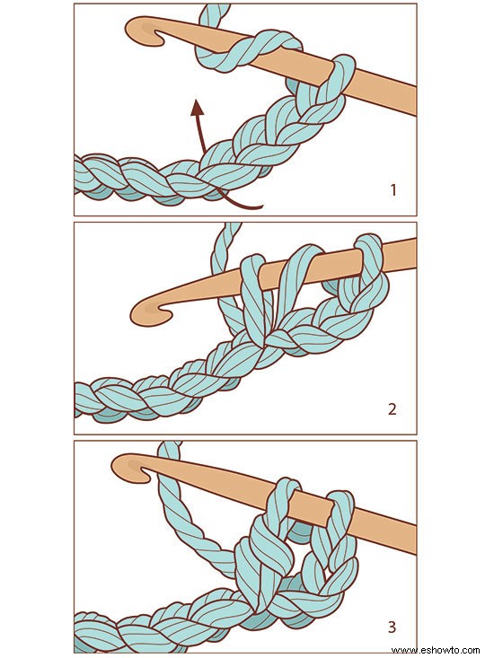 Cómo hacer ganchillo:5 puntadas para principiantes para aprender 