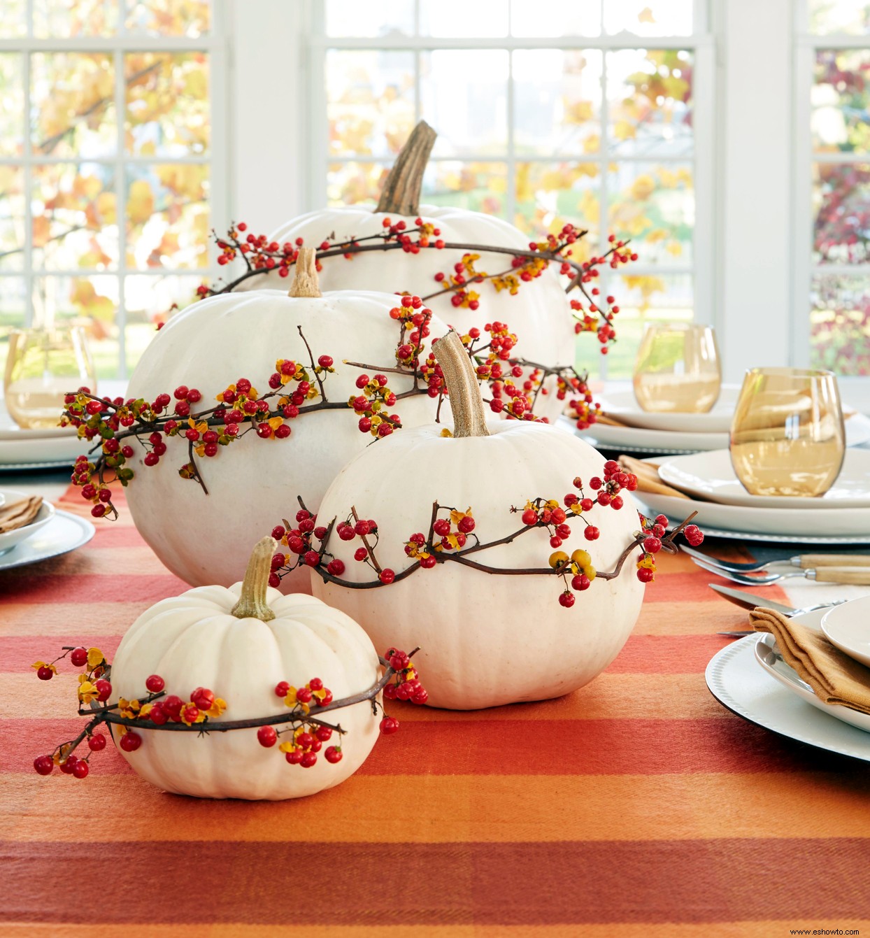 12 formas festivas de presentar la decoración de calabaza de otoño en su hogar 