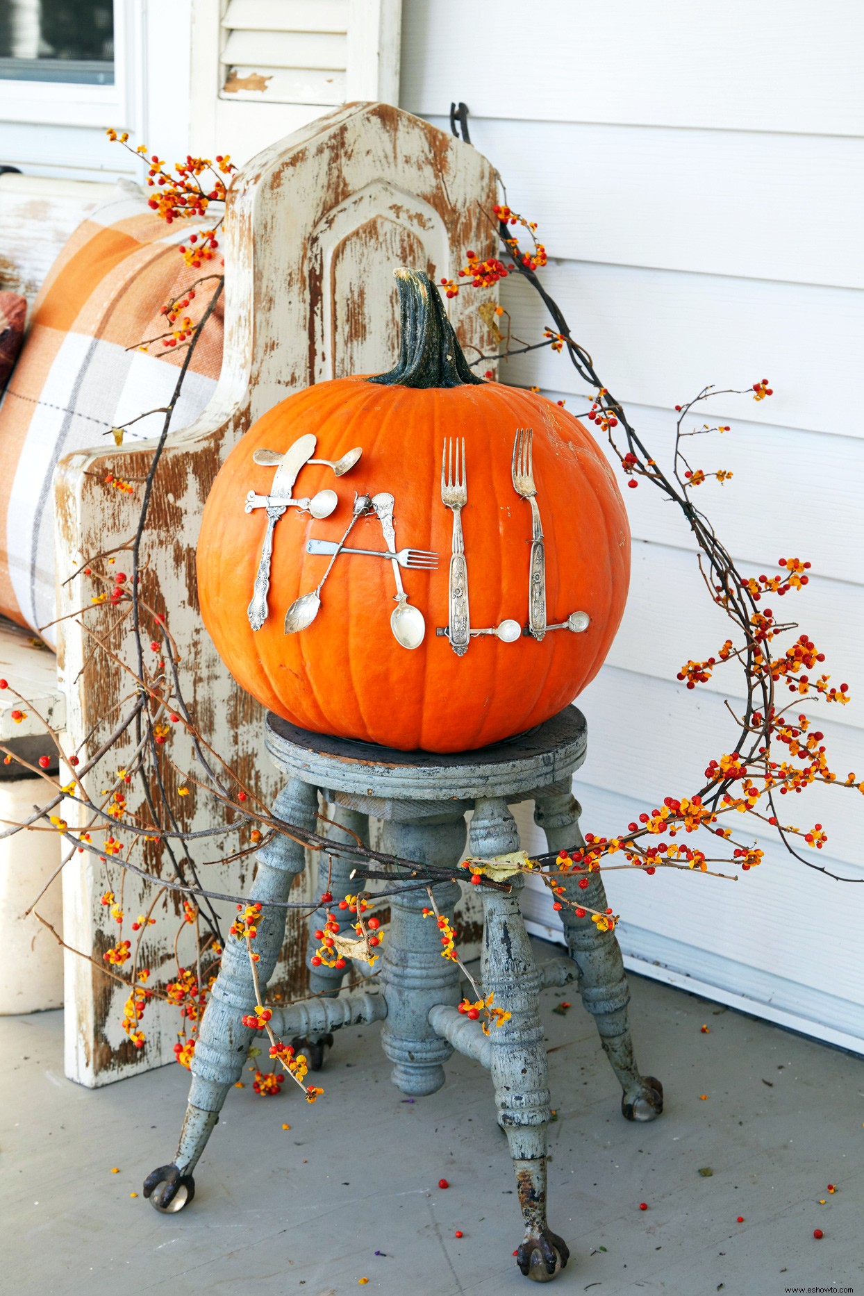 12 formas festivas de presentar la decoración de calabaza de otoño en su hogar 