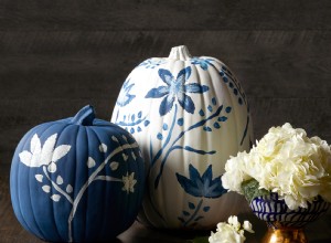 Calabazas chinoiserie: el toque elegante y sofisticado para tu decoración otoñal