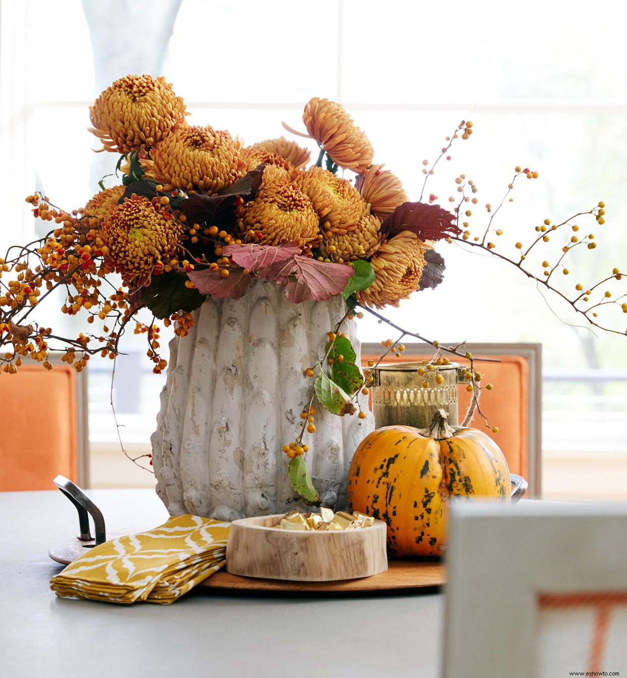 10 ideas festivas de decoración de cocinas de otoño 