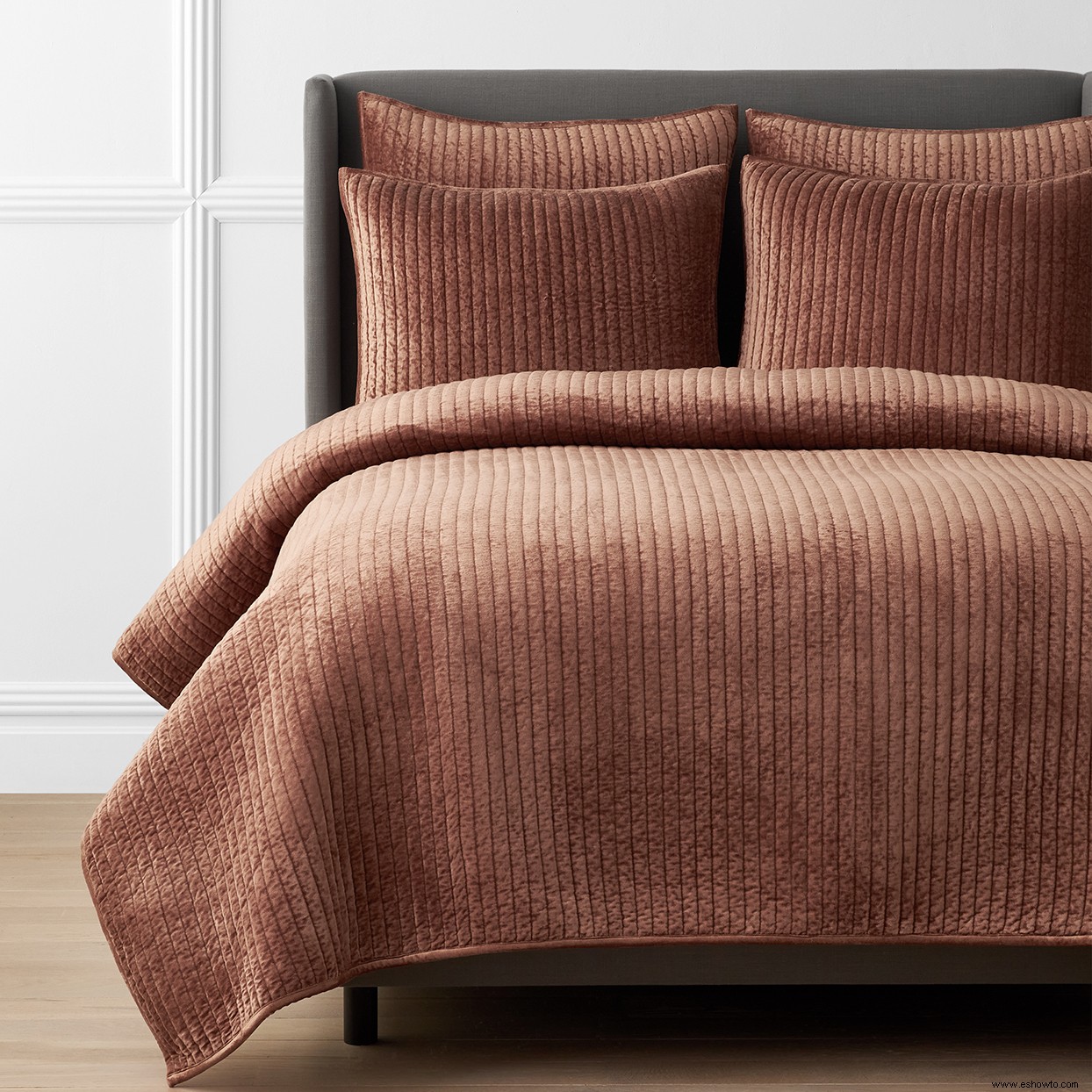 Esta nueva colección de ropa de cama es una forma magnífica de añadir color otoñal a tu dormitorio 