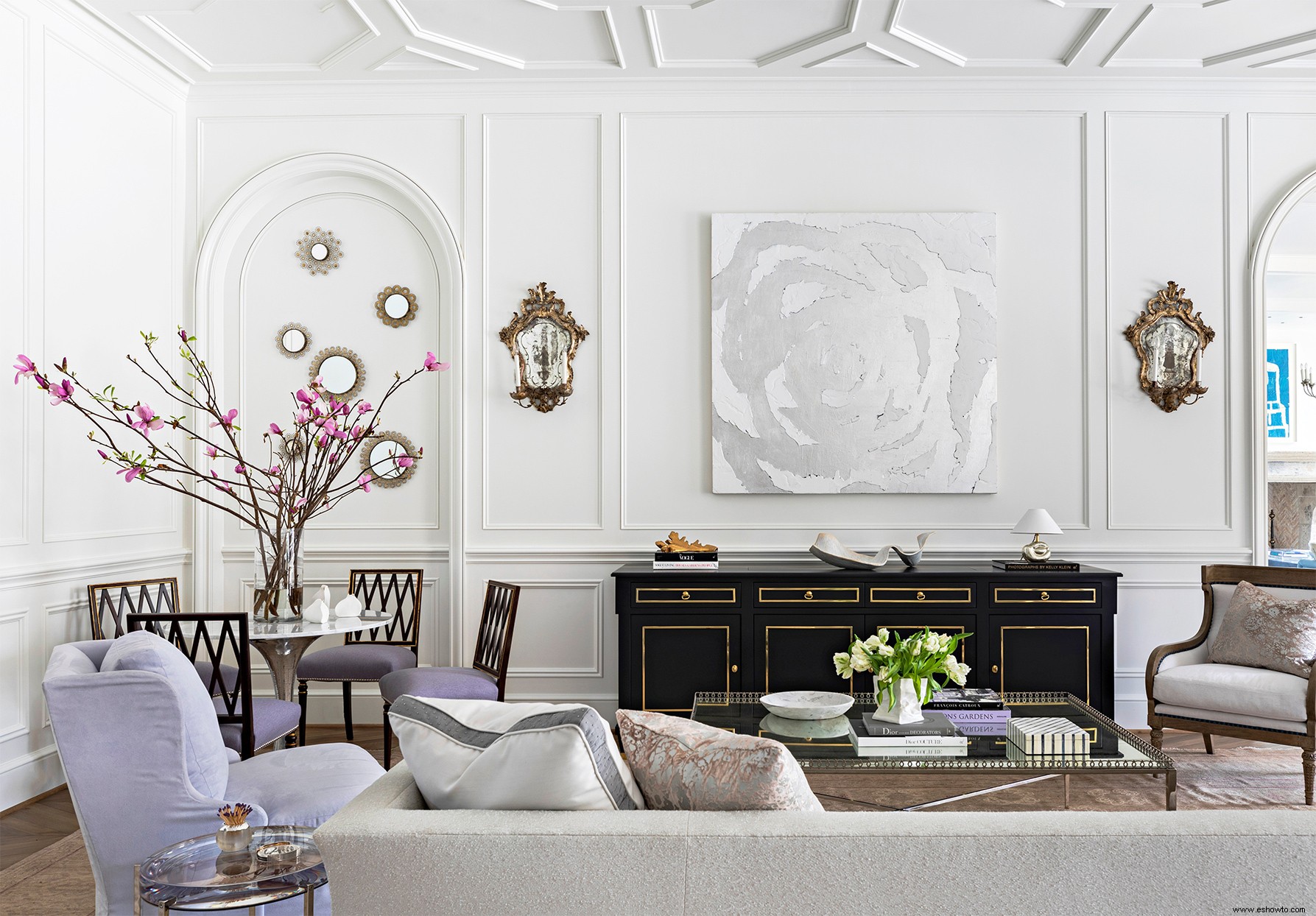 Un nuevo hogar une maravillosamente la elegancia parisina con el pulido moderno 