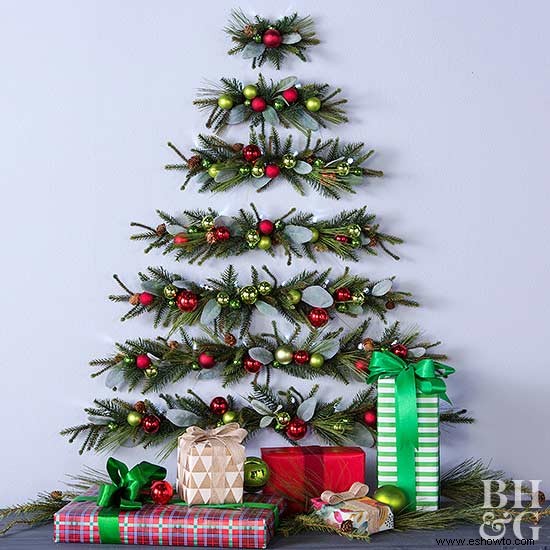 Ahorre espacio con este adorable árbol de Navidad de bricolaje 