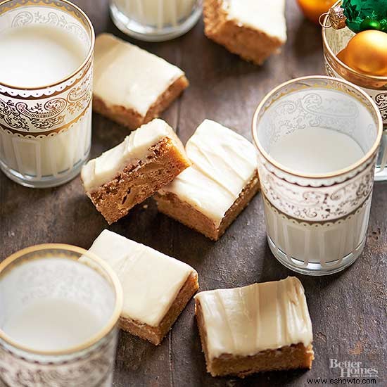 Blondies de arce y manzana 