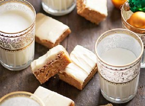 Blondies de arce y manzana 