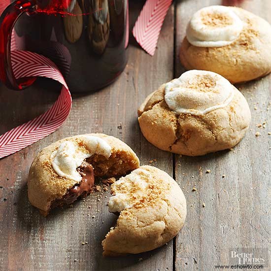 Galletas Smores Rellenas De Malvavisco 