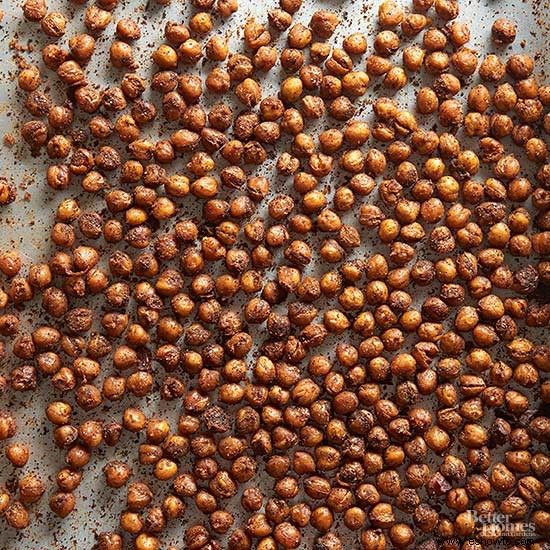 Garbanzos asados ​​con hierbas 