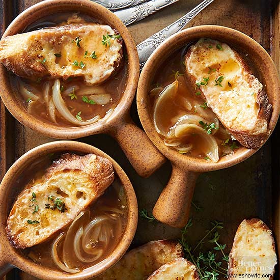 Sopa De Cebolla Francesa Asada 