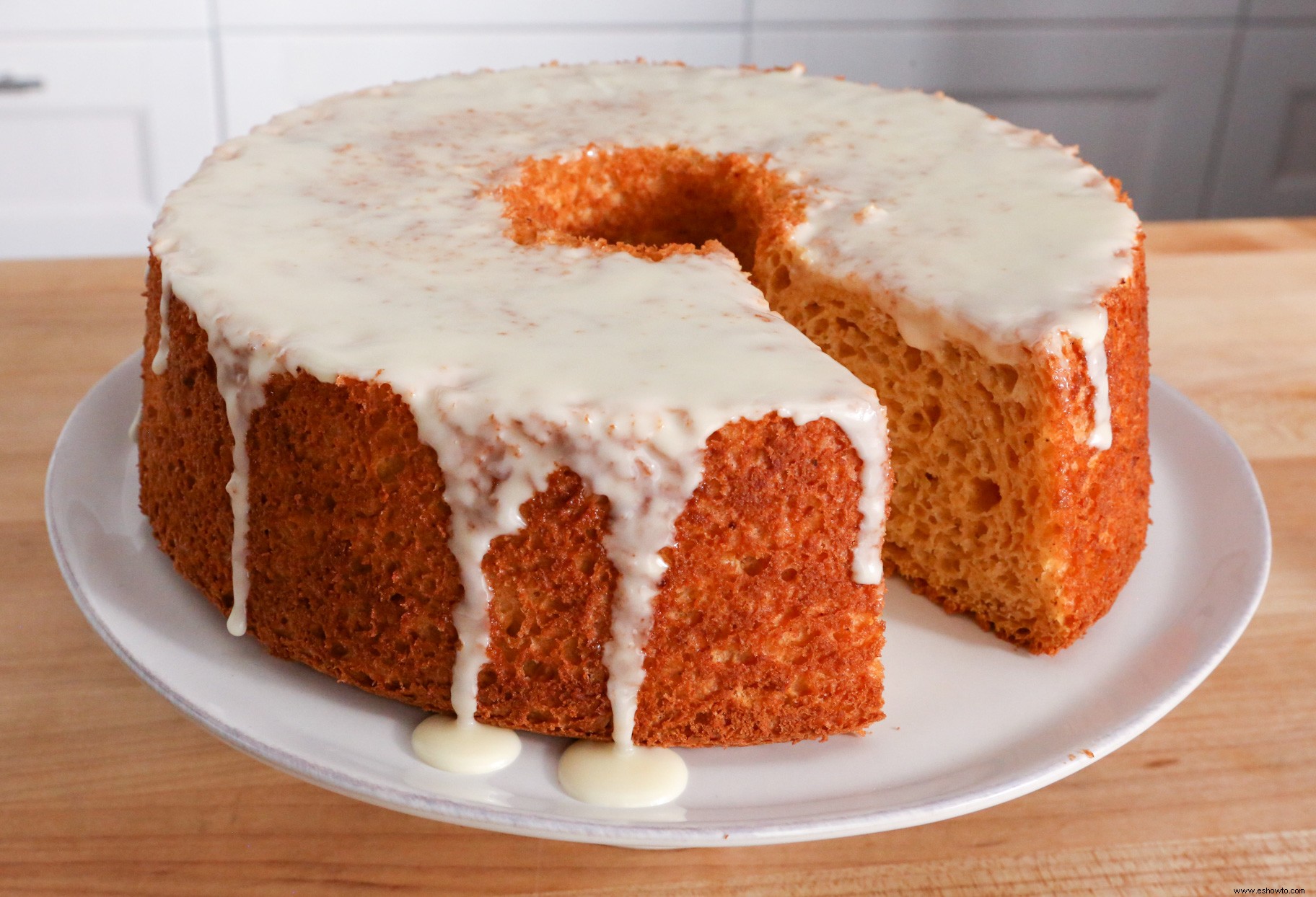 Pastel de ángel de calabaza 