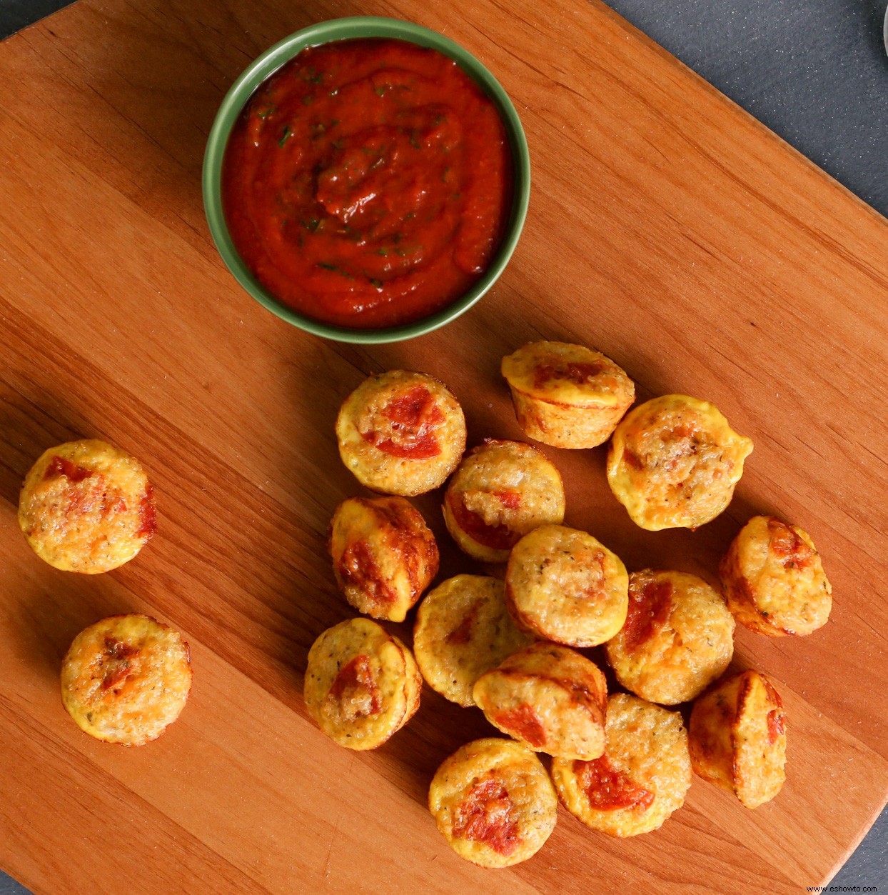 Bocaditos de pizza de quinua 