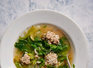 Sopa De Albóndigas De Cerdo Y Escarola 