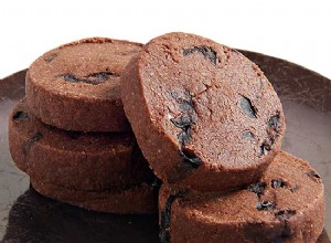 Galletas de chocolate y aceitunas 