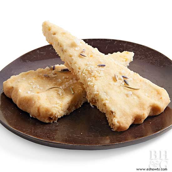 Shortbread de hinojo y naranja 