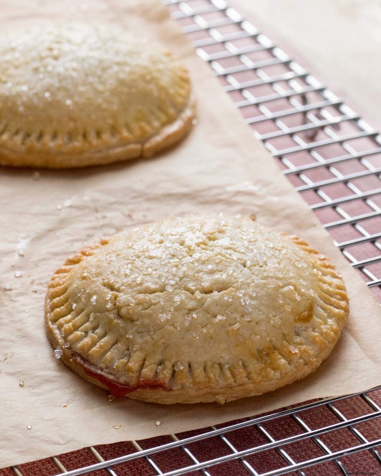 Pasteles de fresa 