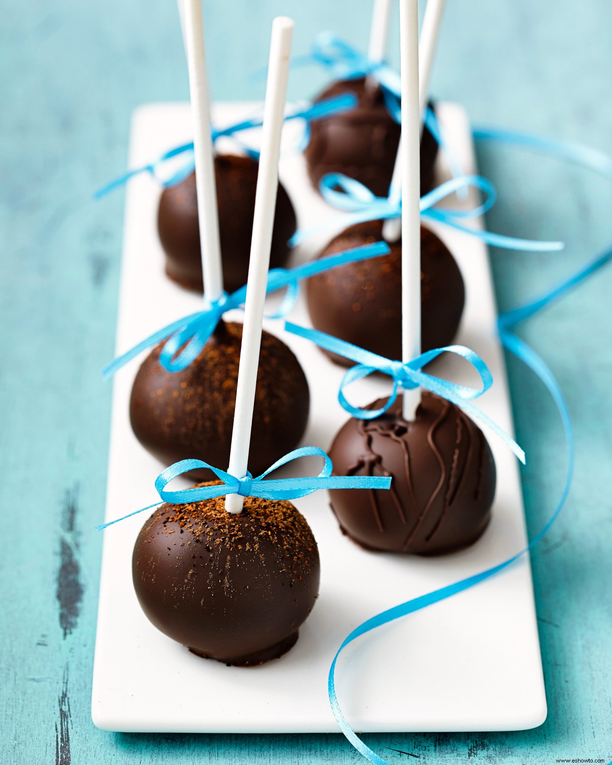 Cake pops picantes de chocolate y espresso 