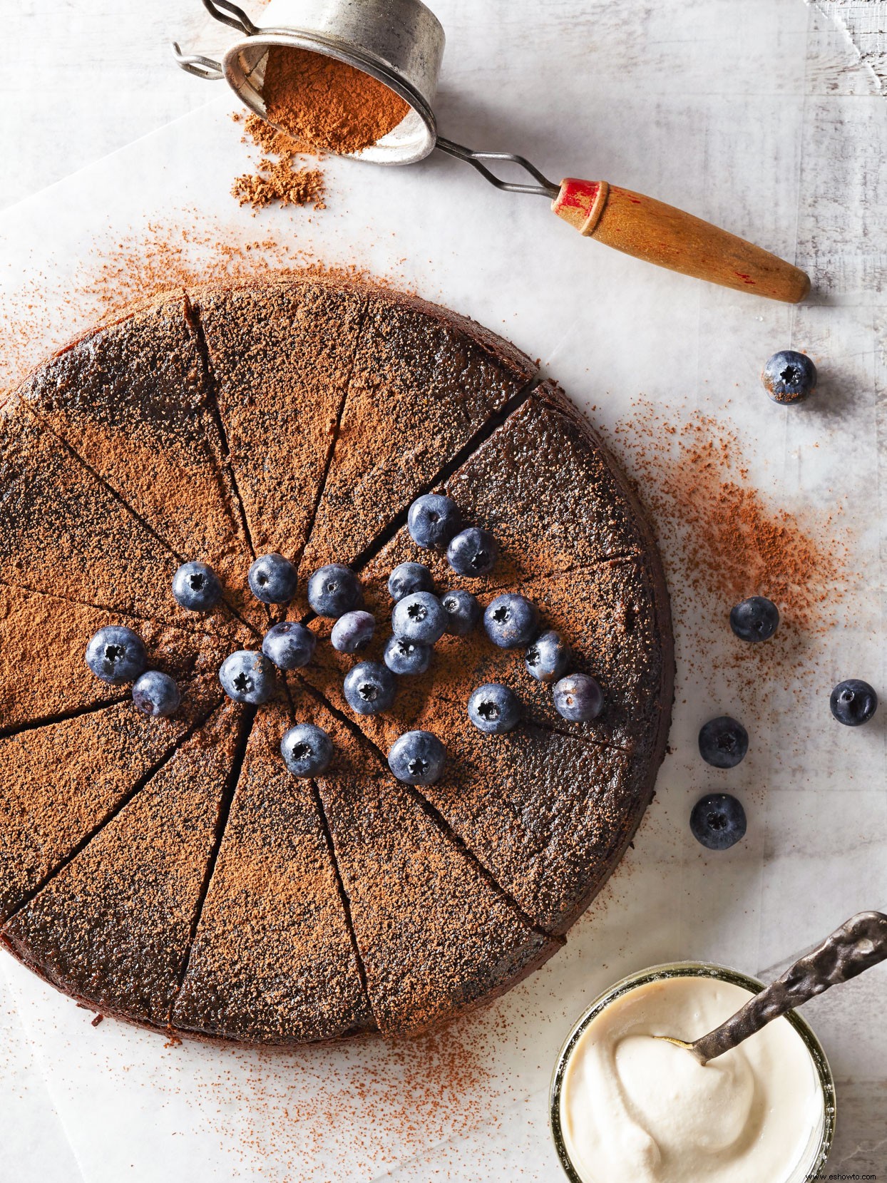 Pastel de chocolate con frijoles negros 