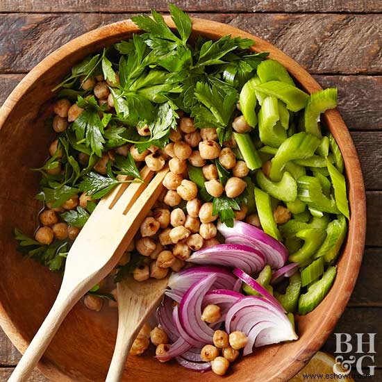 Ensalada De Garbanzos Y Perejil 