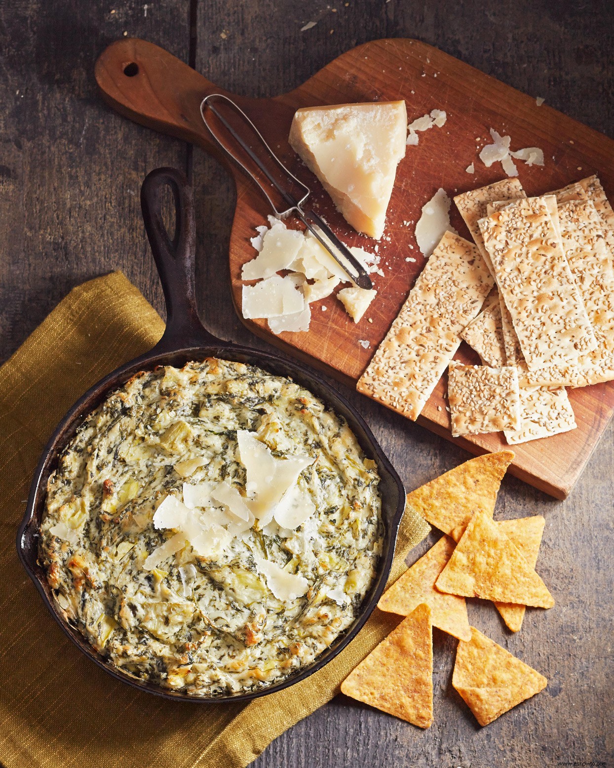 Dip caliente de verduras 