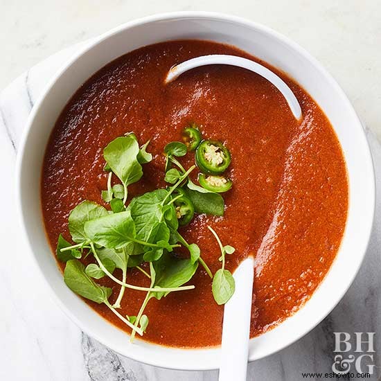 Gazpacho a la Mexicana 