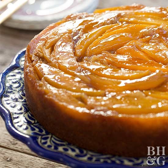 Pastel de mango al revés 