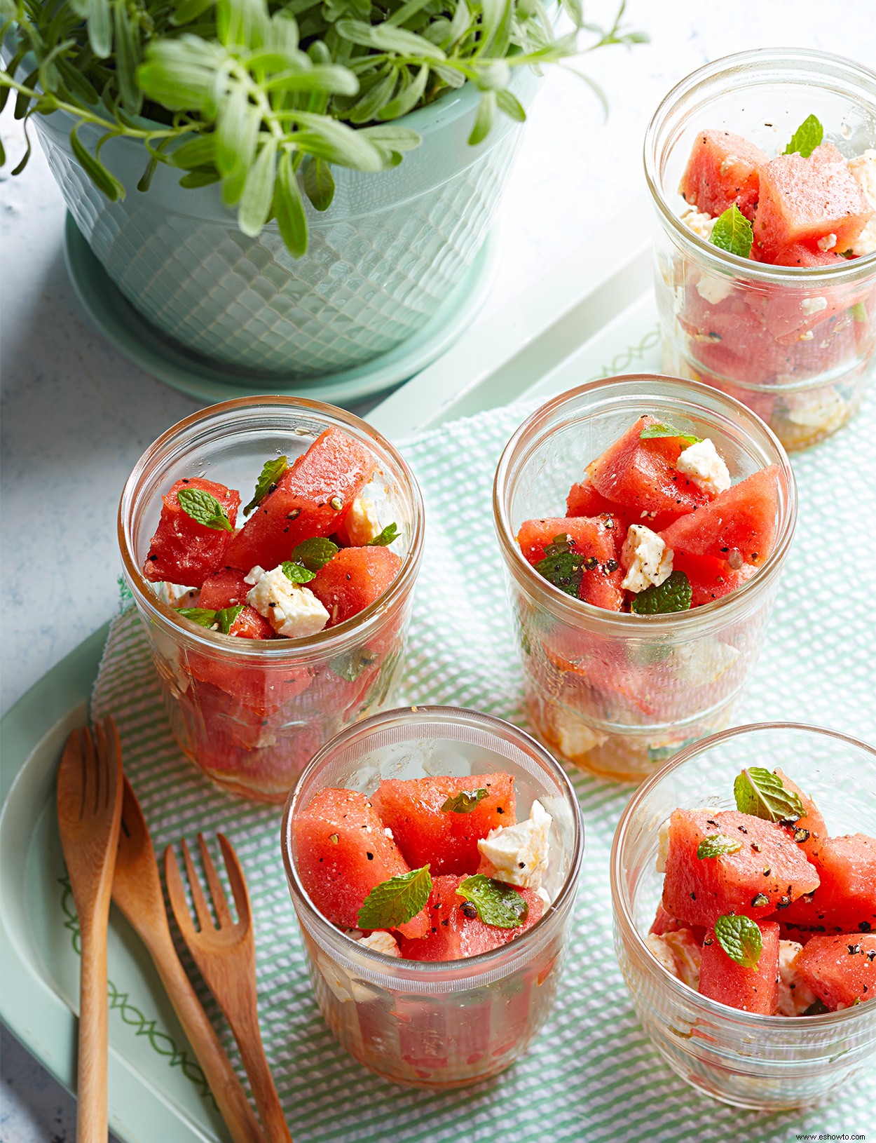 Ensalada De Sandía Y Menta 