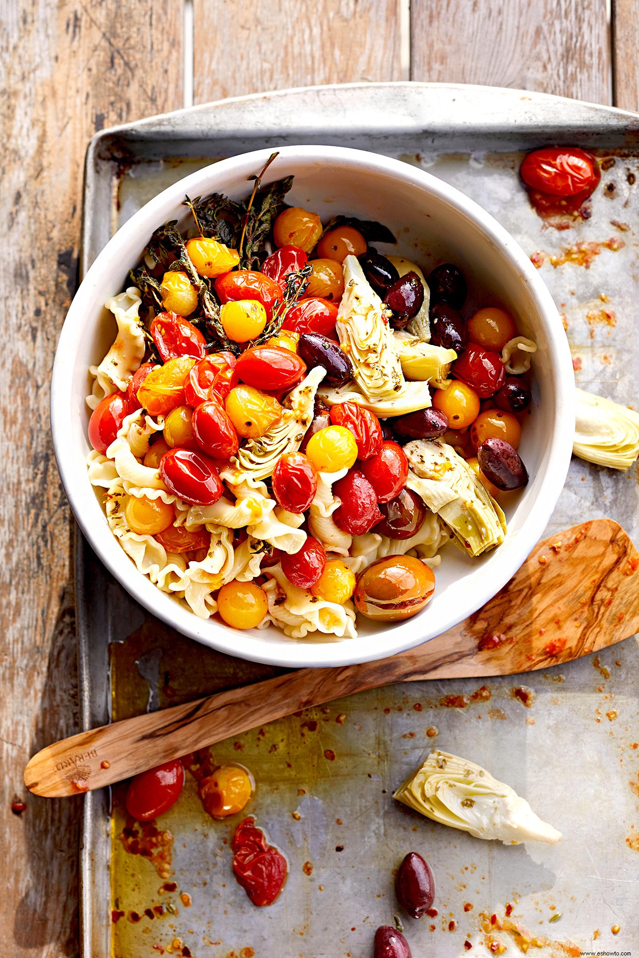 Pasta De Tomate Asado Y Alcachofa 