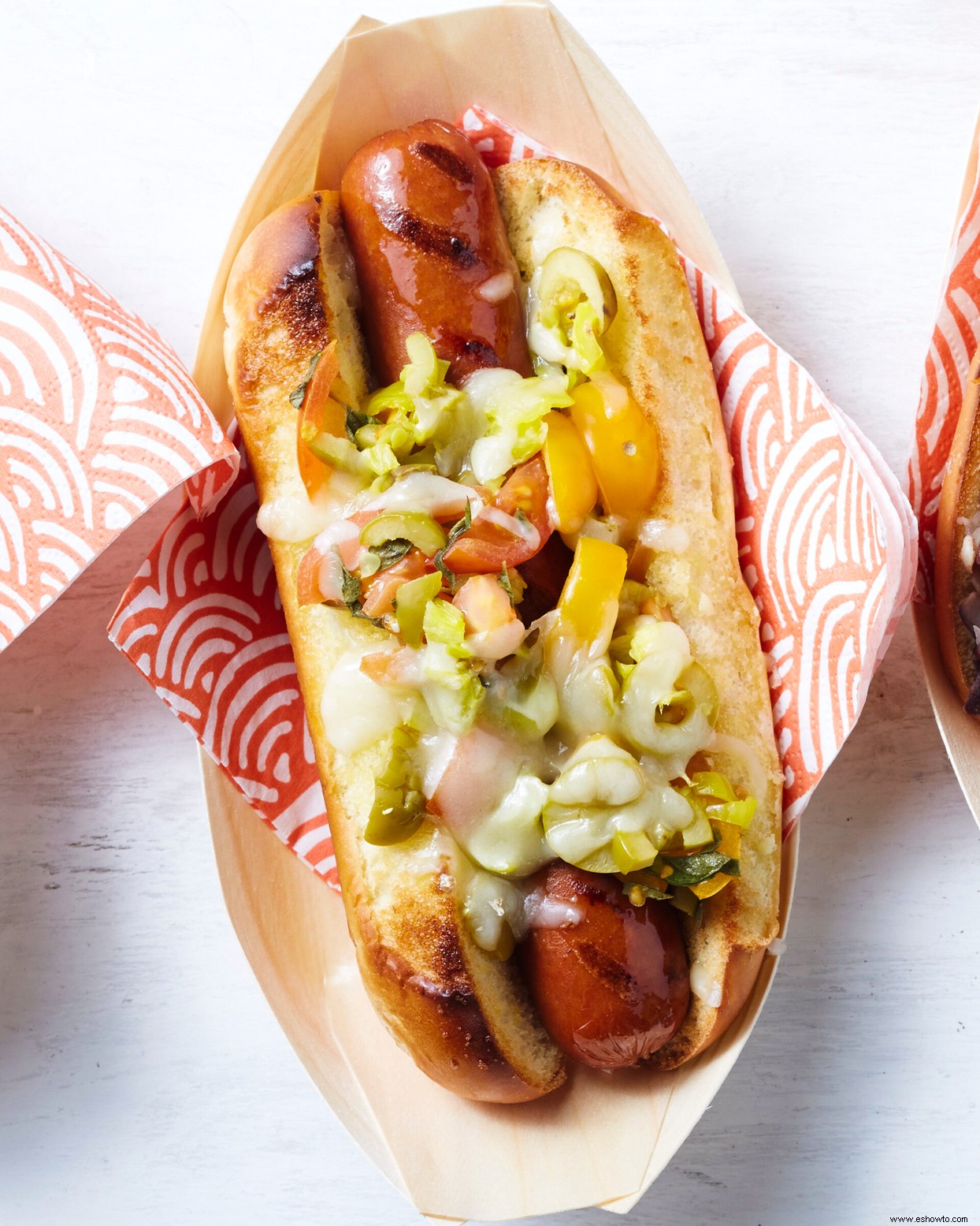 Muffuletta Hot Dogs 