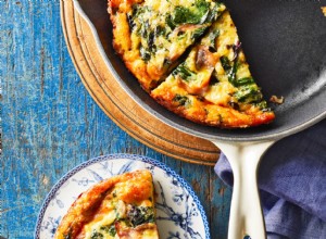 Frittata De Verduras, Huevos Y Jamón 