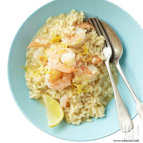 Risotto de camarones 