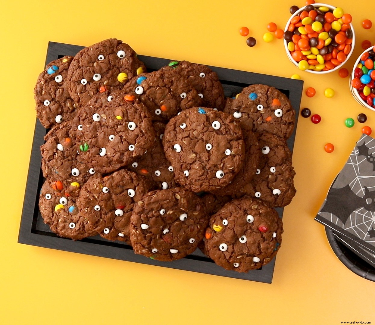 Galletas de monstruos de Halloween 