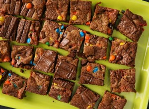 Barras de galletas de caramelo sobrantes de Halloween 