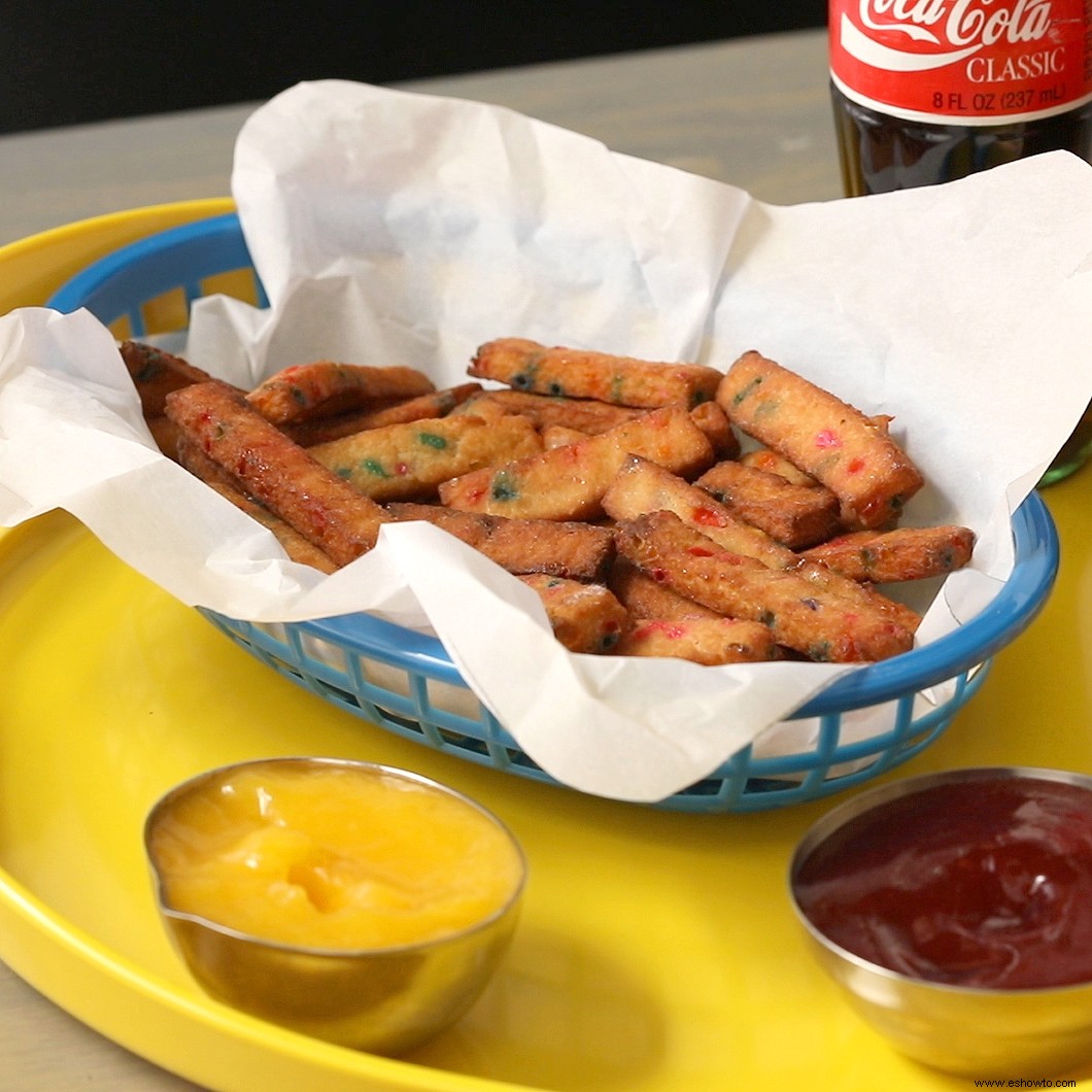 Papas fritas de galleta de carnaval 