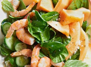 Ensalada De Camarones, Cuscús Y Melón 