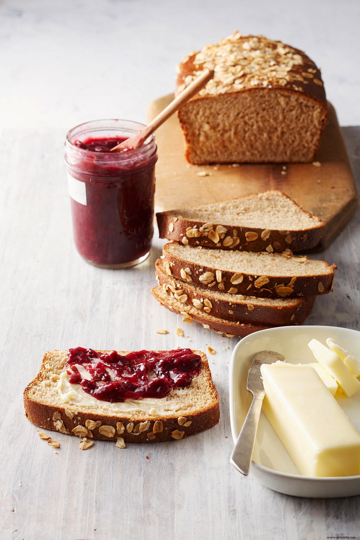 Mermelada de arándanos y fresas sin azúcar 