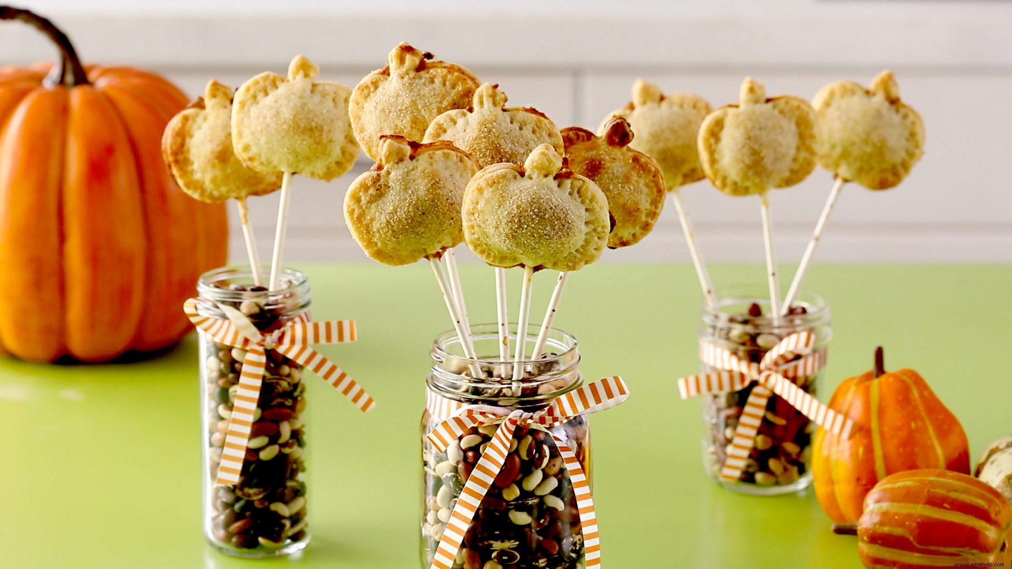 Paletas de pastel de calabaza 