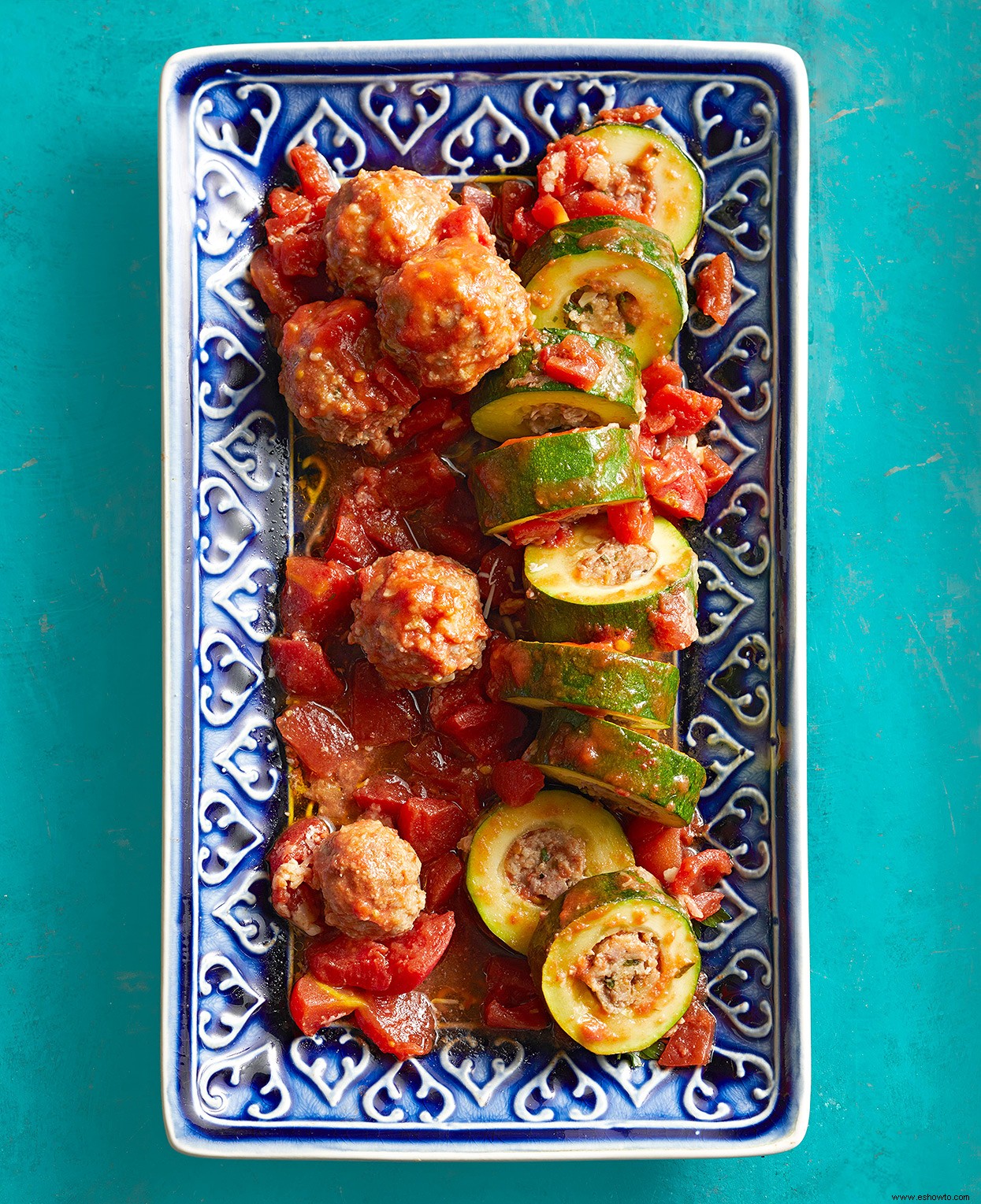 Albóndigas y Calabacines Rellenos 