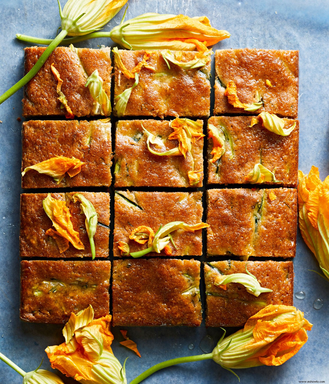 Pastel De Calabacín Y Nueces 