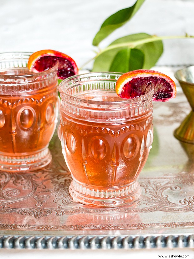 Spritzer de naranja sanguina 