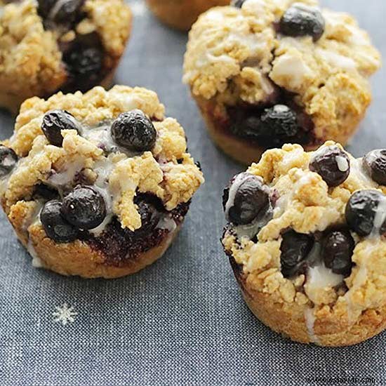 Scones De Crema De Arándanos Azules 